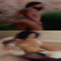 Streaming middle woman looking